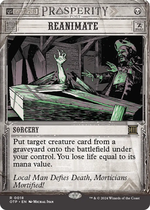 Reanimate [Outlaws of Thunder Junction: Breaking News] - MTG Single