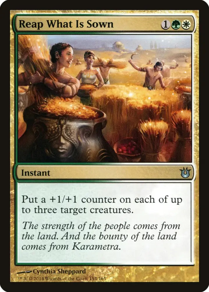 Reap What Is Sown [Born of the Gods] - MTG Single