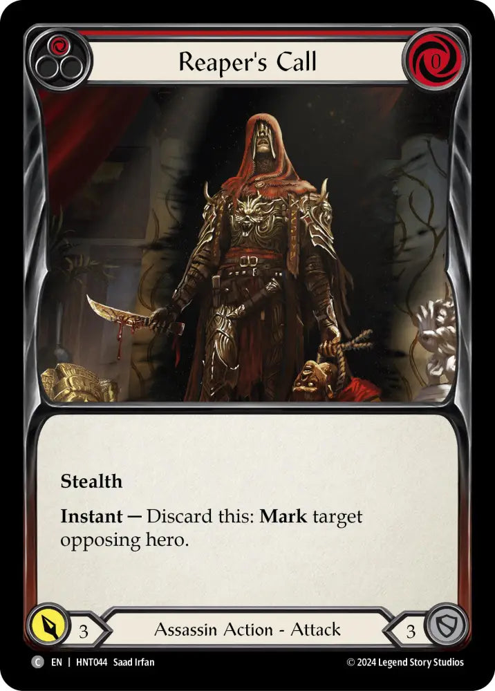 Reaper’s Call (Red) [The Hunted] - Flesh And Blood Single