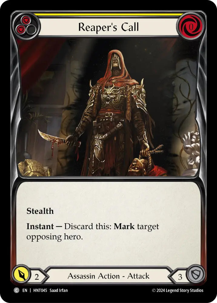 Reaper’s Call (Yellow) [The Hunted] - Flesh And Blood Single