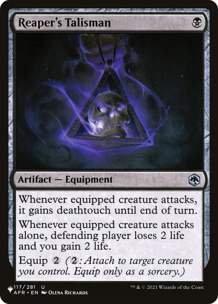 Reaper’s Talisman [The List] - MTG Single