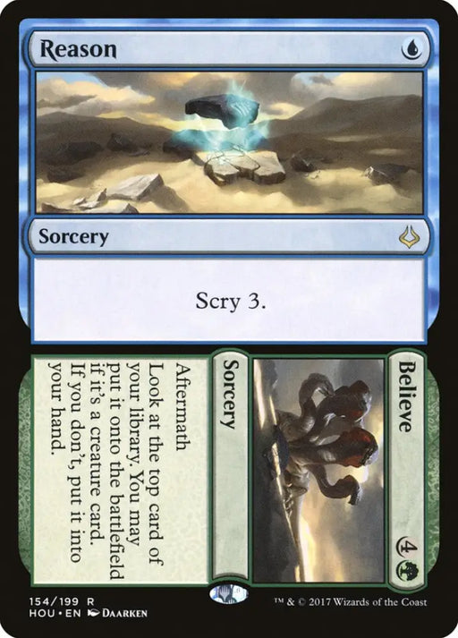 Reason // Believe [Hour of Devastation] - MTG Single