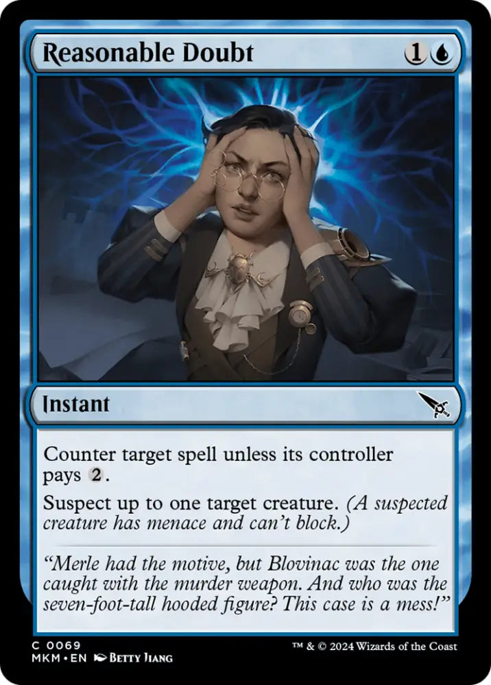 Reasonable Doubt [Murders at Karlov Manor] - MTG Single