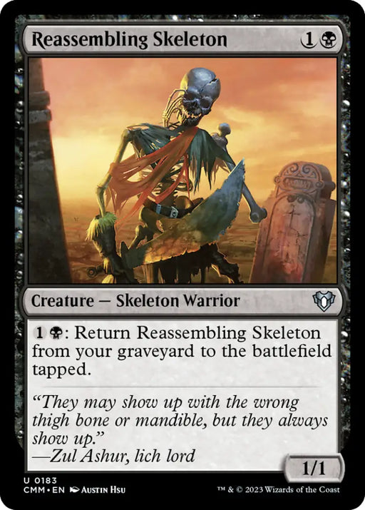 Reassembling Skeleton [Commander Masters] - MTG Single