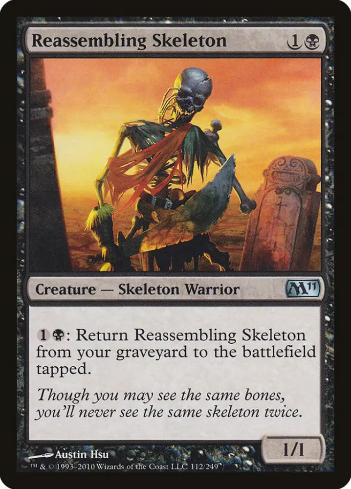 Reassembling Skeleton [Magic 2011] - MTG Single