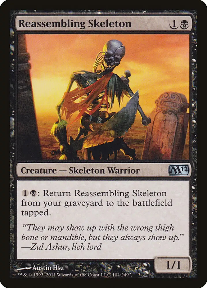 Reassembling Skeleton [Magic 2012] - MTG Single