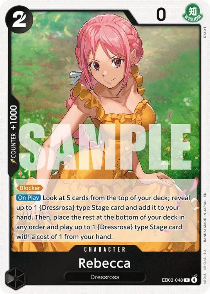 Rebecca (EB03-048) [Extra Booster: One Piece Heroines Edition]