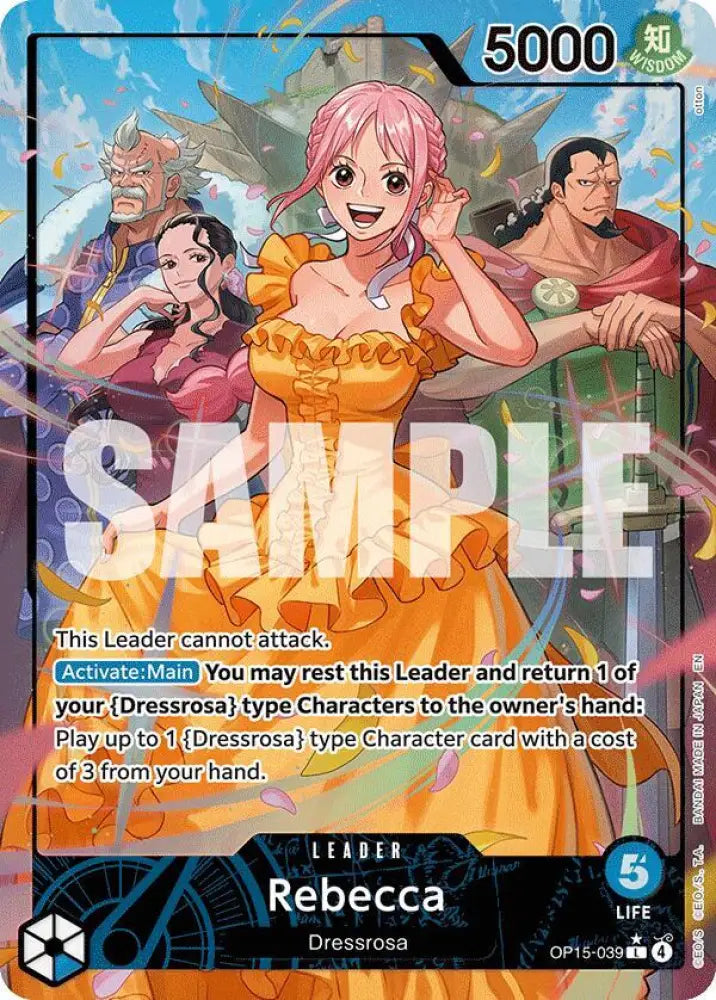 Rebecca (OP15-039) (Alternate Art) [Adventure on Kami's Island]