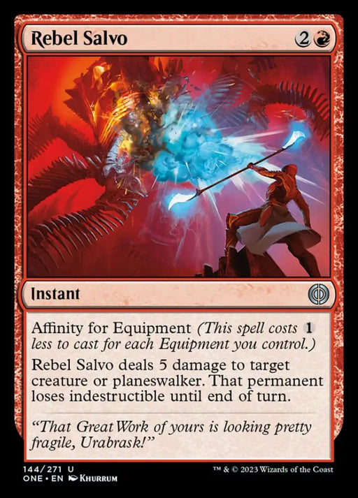 Rebel Salvo [Phyrexia: All Will Be One] - MTG Single