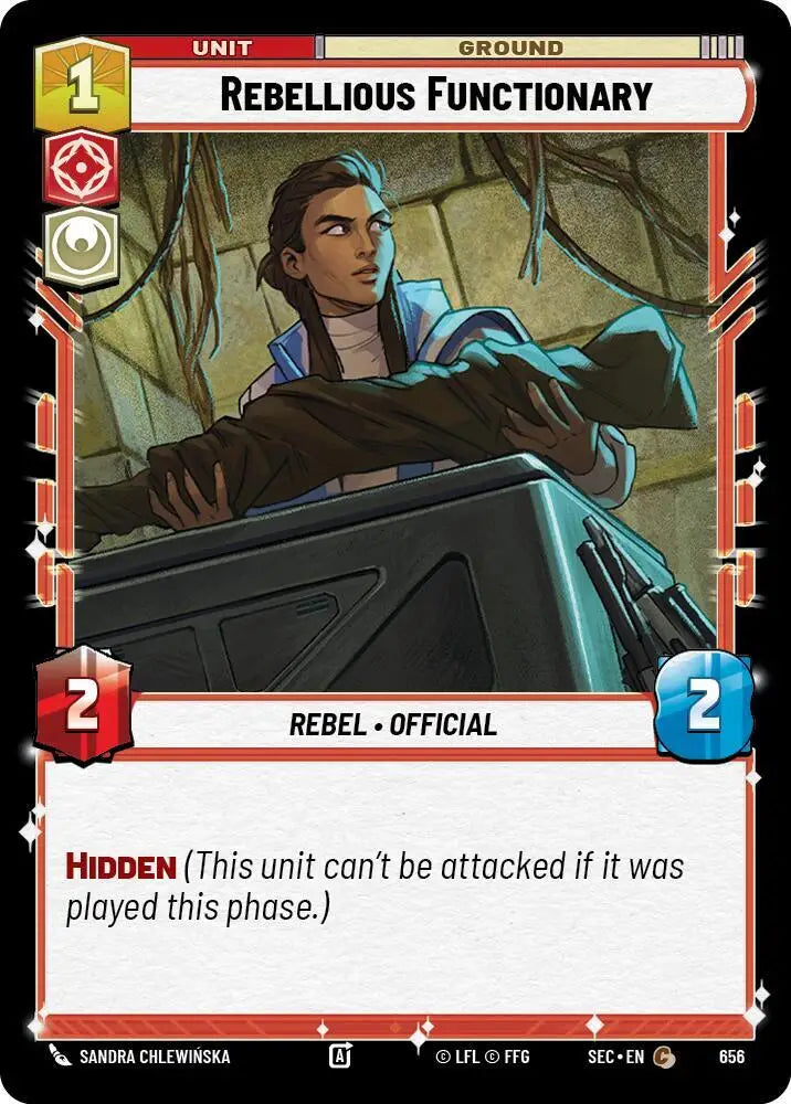 Rebellious Functionary (Foil) (656) [Secrets of Power]