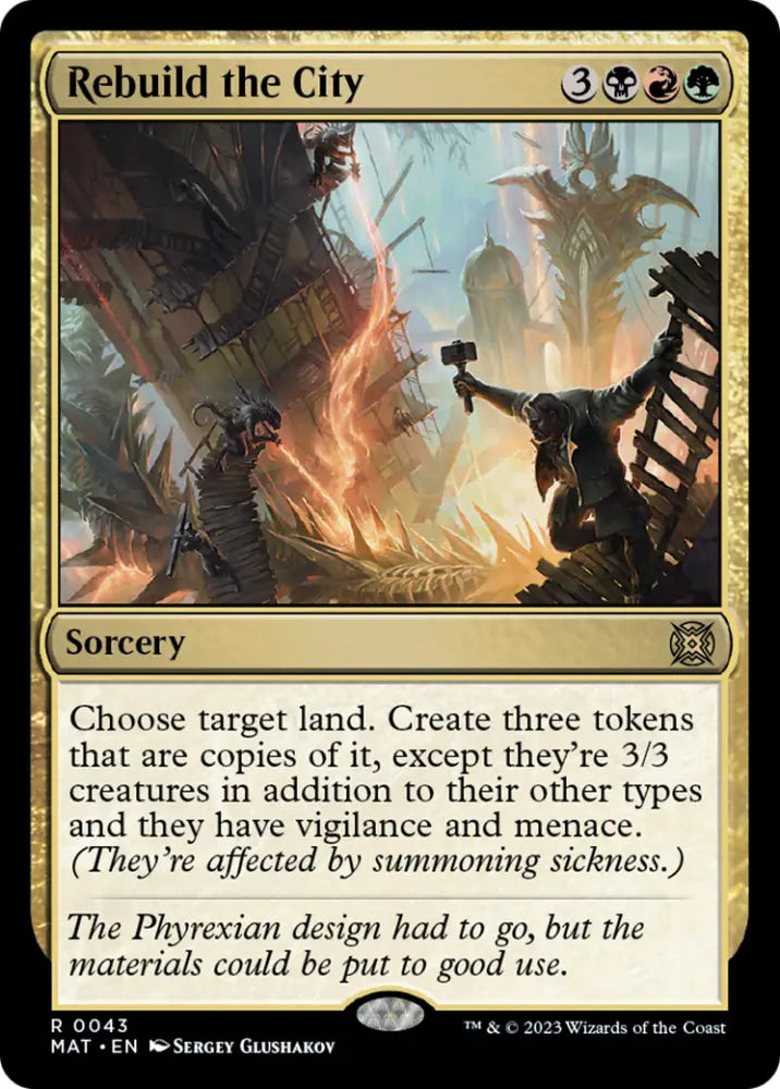 Rebuild the City [March of the Machine: The Aftermath] - MTG Single
