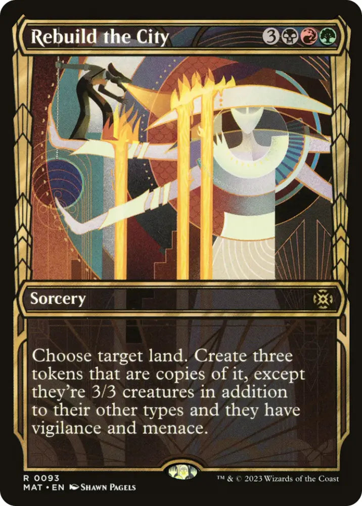 Rebuild the City (Showcase) [March of the Machine: The Aftermath] - MTG Single