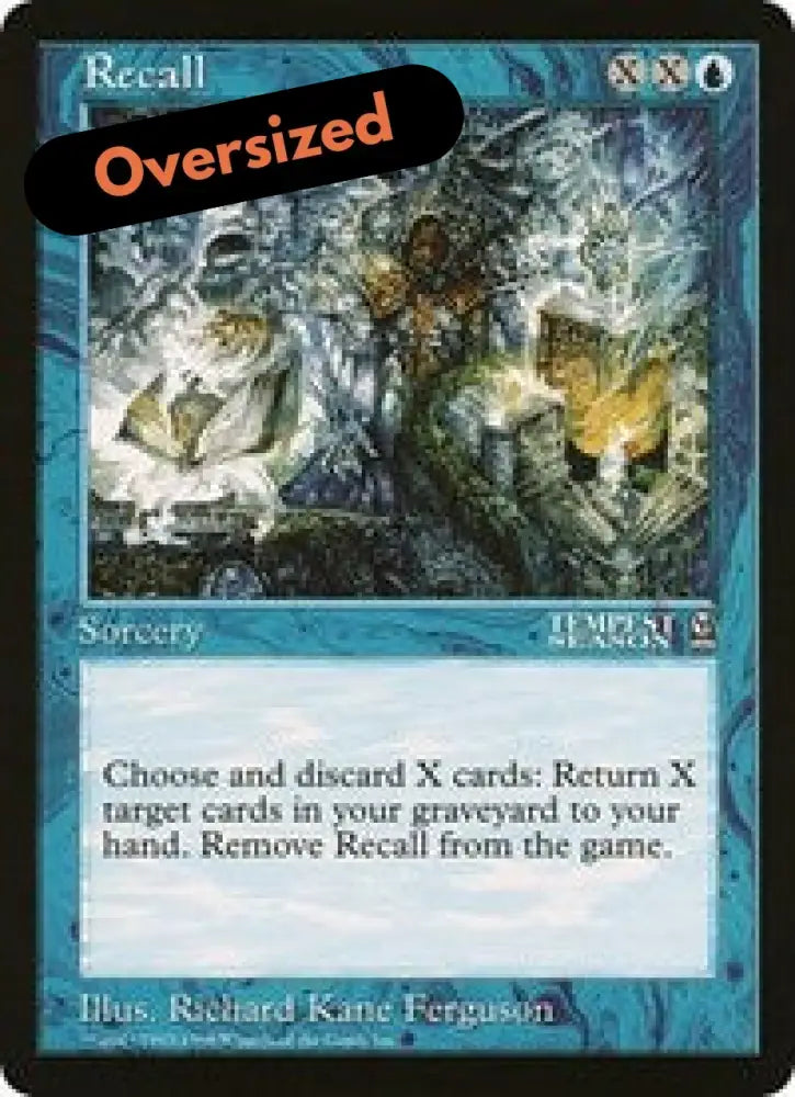 Recall (Oversized) [Oversize Cards] - MTG Single