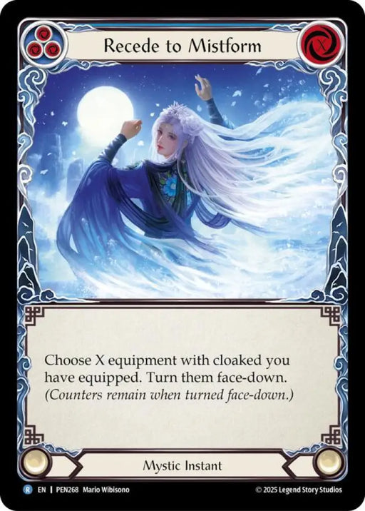 Recede To Mistform (Blue) (PEN268) [Compendium of Rathe]