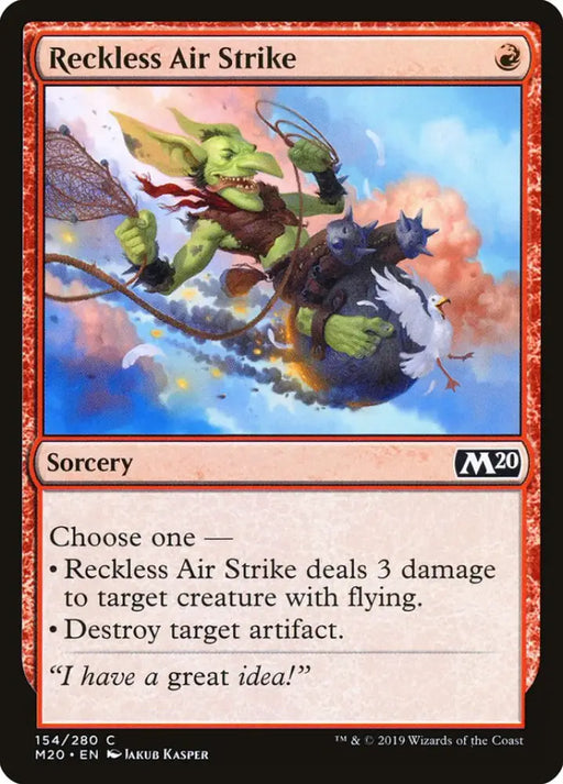 Reckless Air Strike [Core Set 2020] - MTG Single