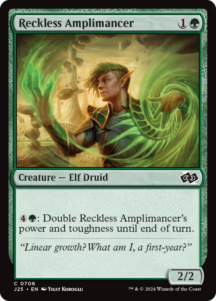 Reckless Amplimancer [Foundations Jumpstart] - MTG Single