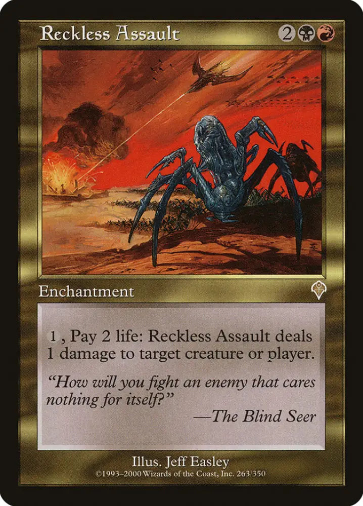 Reckless Assault [Invasion] - MTG Single