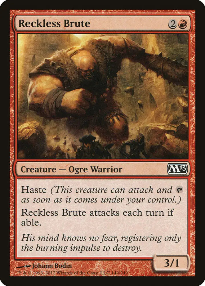 Reckless Brute [Magic 2013] - MTG Single