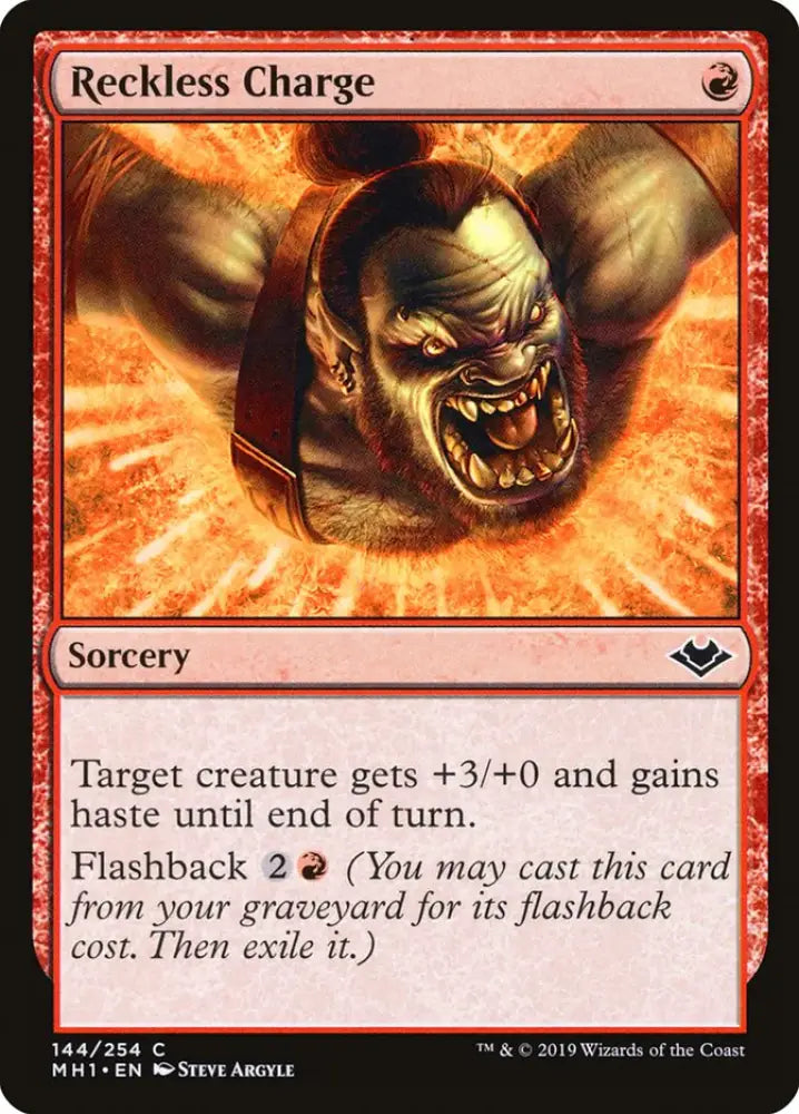 Reckless Charge [Modern Horizons] - MTG Single