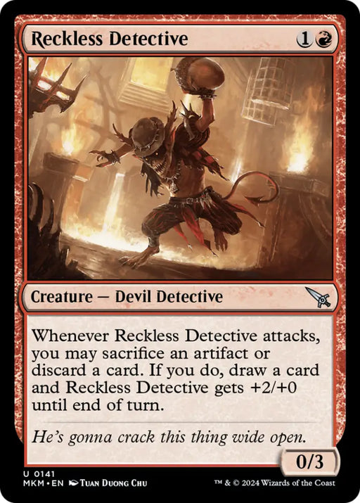 Reckless Detective [Murders at Karlov Manor] - MTG Single