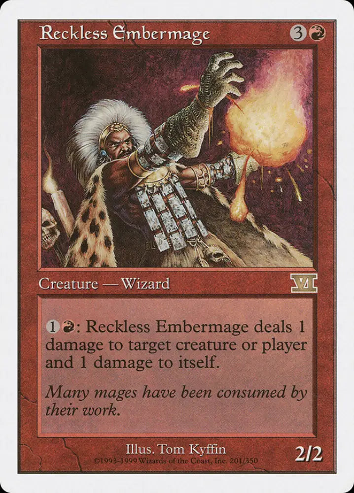 Reckless Embermage [Classic Sixth Edition] - MTG Single