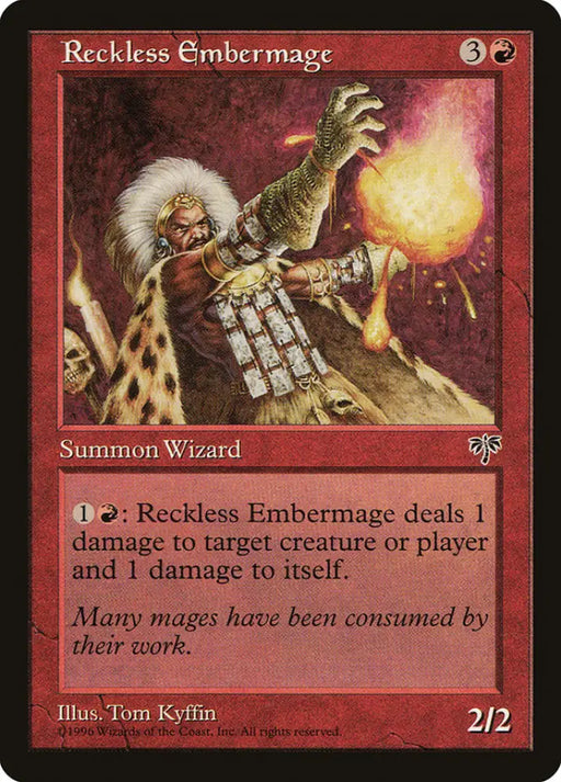Reckless Embermage [Mirage] - MTG Single