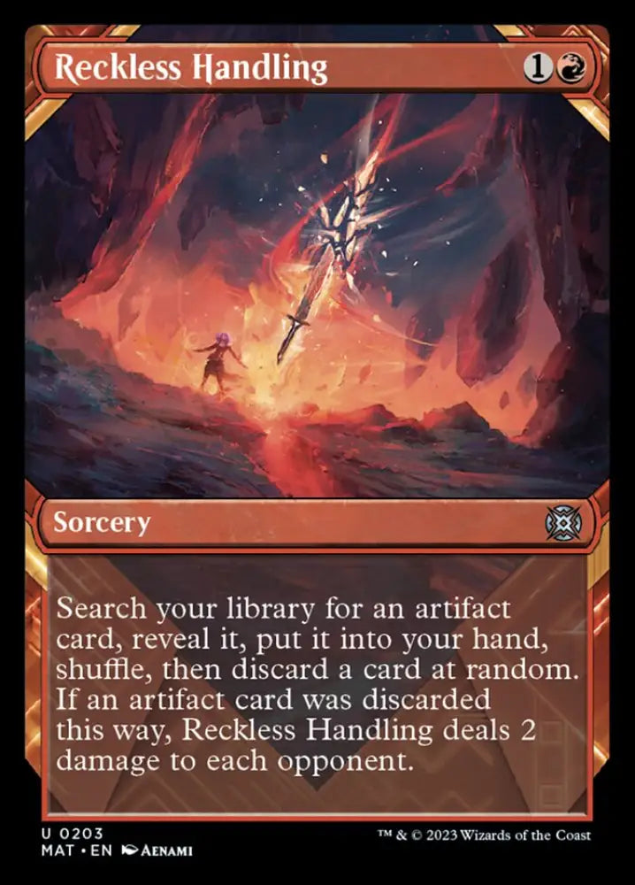 Reckless Handling (Showcase Halo Foil) [March of the Machine: The Aftermath] - MTG Single