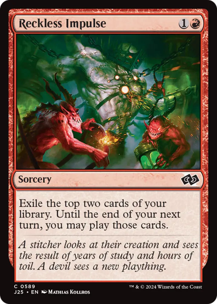 Reckless Impulse [Foundations Jumpstart] - MTG Single