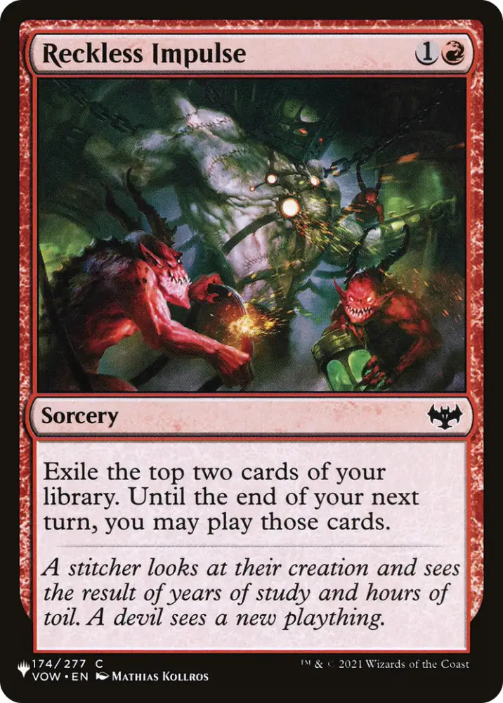Reckless Impulse [The List] - MTG Single