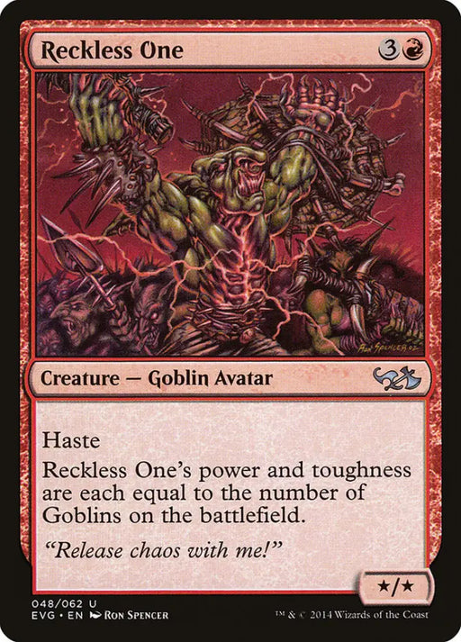 Reckless One (Elves vs. Goblins) [Duel Decks Anthology] - MTG Single