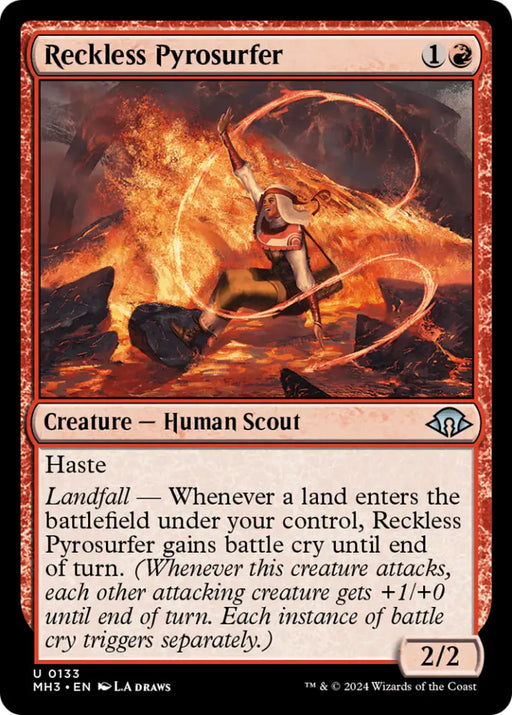 Reckless Pyrosurfer [Modern Horizons 3] - MTG Single