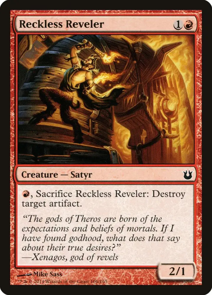 Reckless Reveler [Born of the Gods] - MTG Single