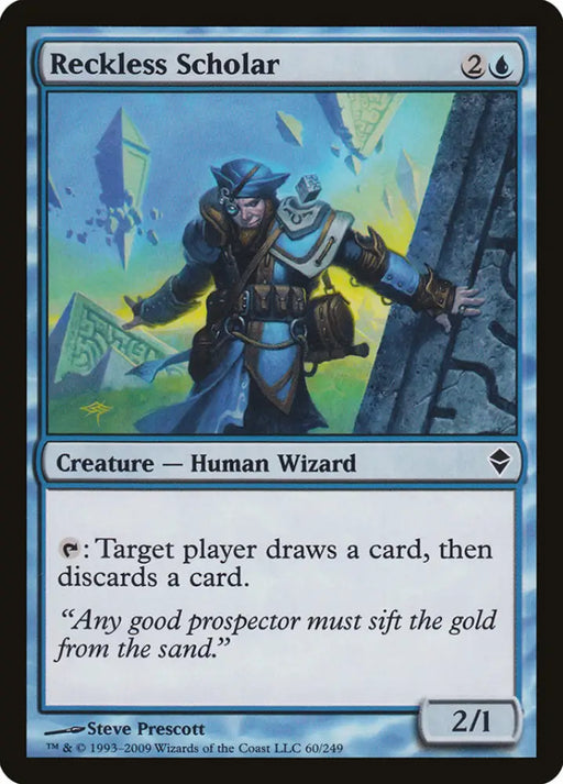 Reckless Scholar [Zendikar] - MTG Single