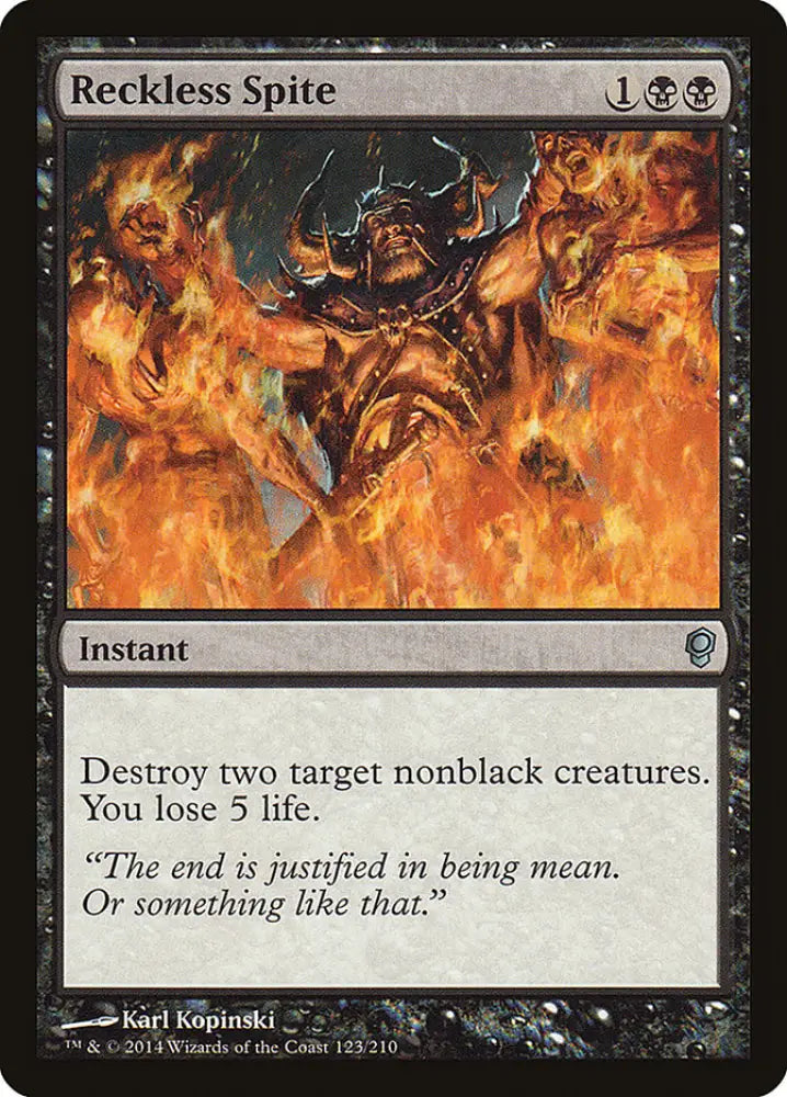 Reckless Spite [Conspiracy] - MTG Single
