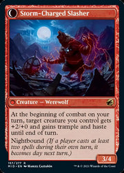 Reckless Stormseeker // Storm-Charged Slasher [Innistrad: Midnight Hunt] - MTG Single
