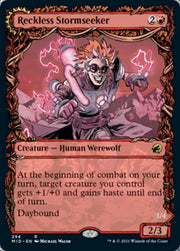 Reckless Stormseeker // Storm-Charged Slasher (Showcase Equinox) [Innistrad: Midnight Hunt] - MTG Single