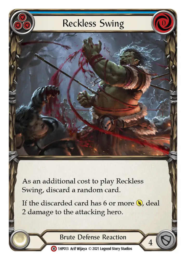 Reckless Swing [1HP013] (History Pack 1) - Flesh And Blood Single