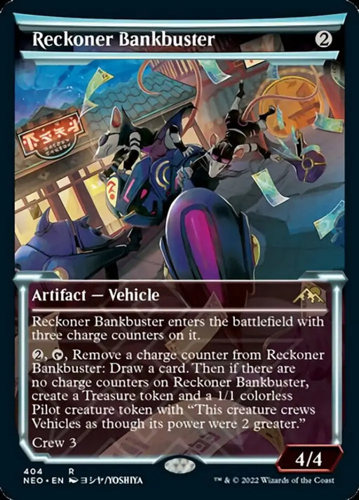 Reckoner Bankbuster (Showcase Soft Glow) [Kamigawa: Neon Dynasty] - MTG Single