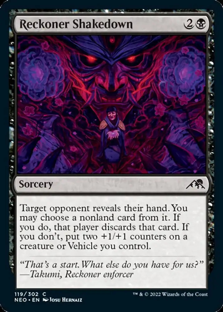 Reckoner Shakedown [Kamigawa: Neon Dynasty] - MTG Single
