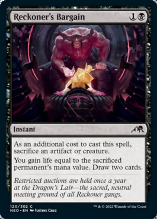 Reckoner’s Bargain [Kamigawa: Neon Dynasty] - MTG Single