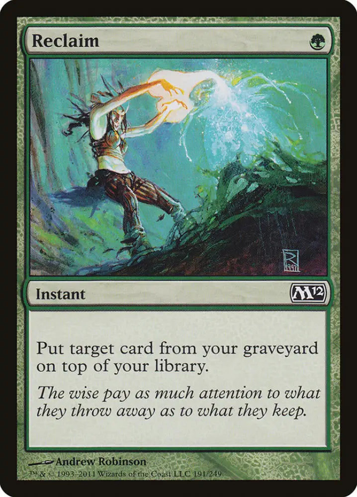 Reclaim [Magic 2012] - MTG Single