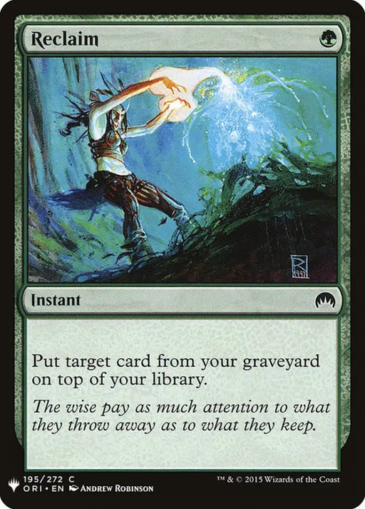 Reclaim [Mystery Booster] - MTG Single
