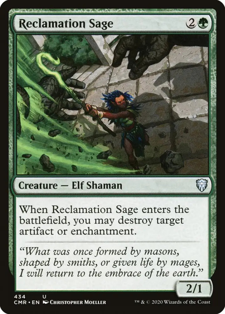 Reclamation Sage (434) [Commander Legends] - MTG Single