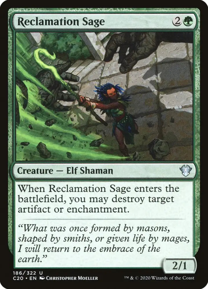 Reclamation Sage [Commander 2020] - MTG Single