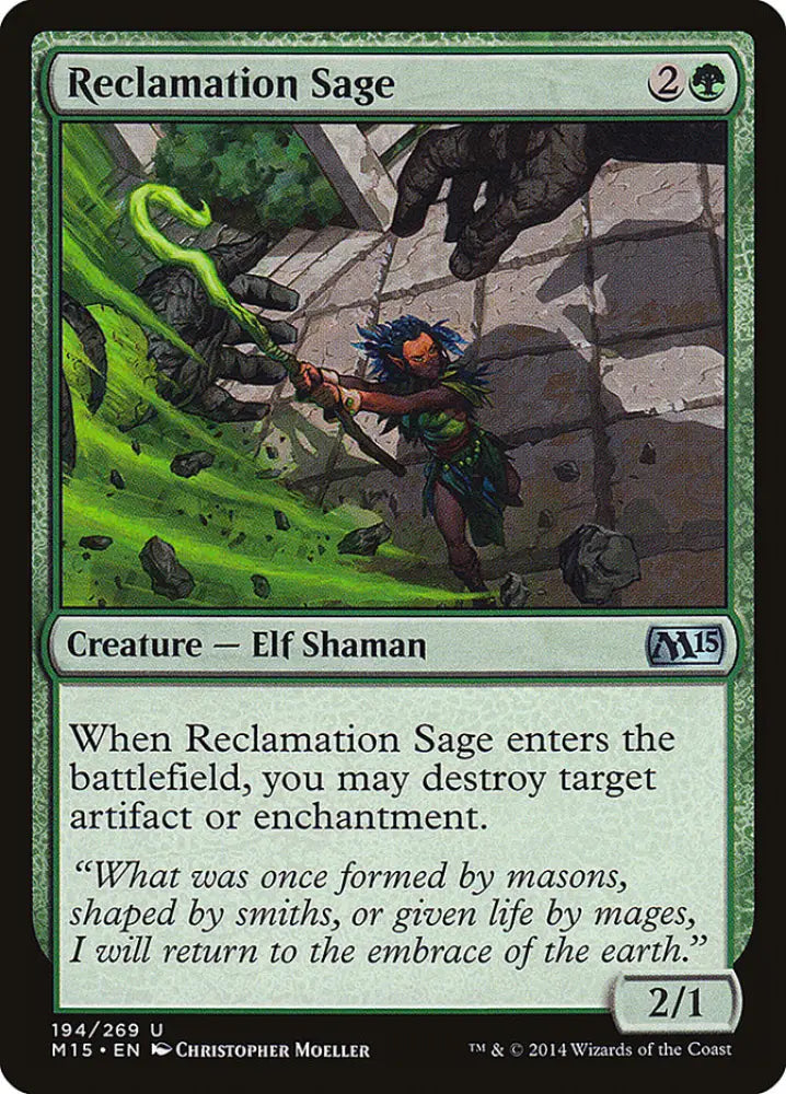 Reclamation Sage [Magic 2015] - MTG Single