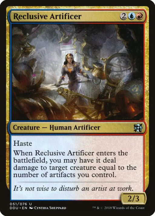 Reclusive Artificer [Duel Decks: Elves vs. Inventors] - MTG Single