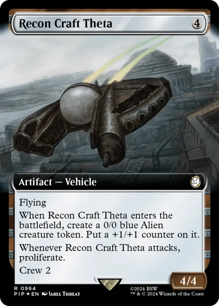 Recon Craft Theta (Extended Art) (Surge Foil) [Fallout] - MTG Single