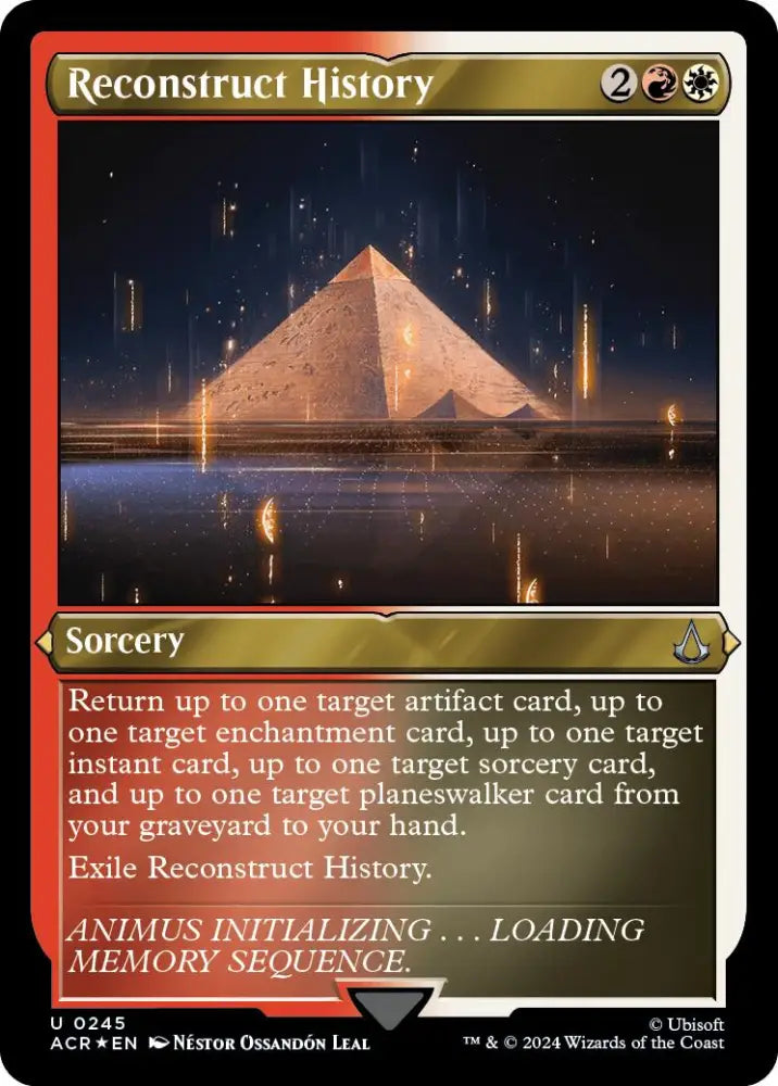 Reconstruct History (Foil Etched) [Assassin’s Creed] - MTG Single
