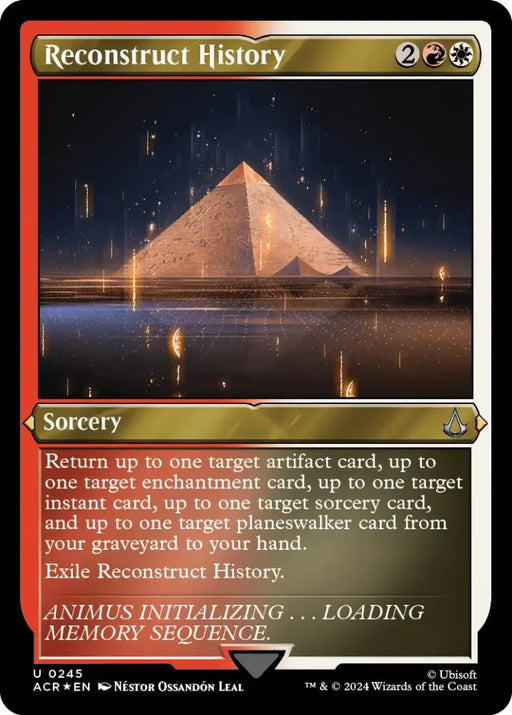 Reconstruct History (Foil Etched) [Assassin’s Creed] - MTG Single
