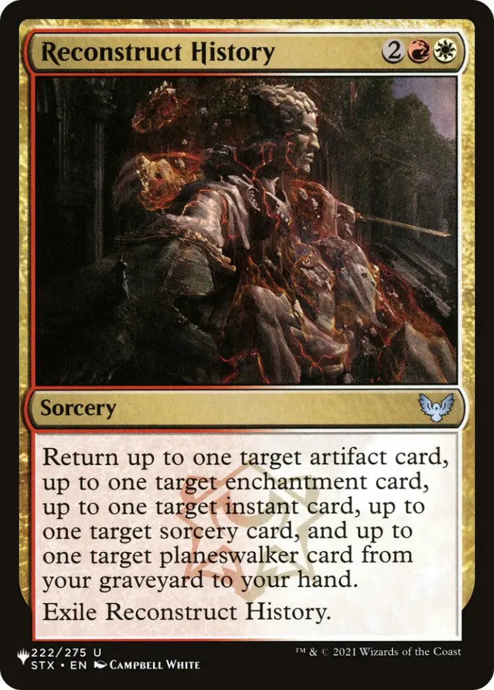 Reconstruct History [The List] - MTG Single